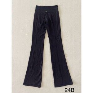 Lululemon Align Mini-Flare Legging Pant Regular High Rise Black Size 2